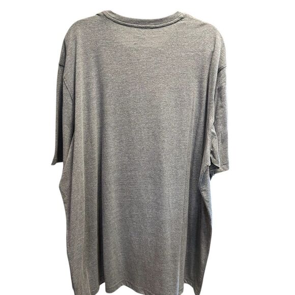 NWT Croft & Barrow Men’s Tall Gray 3 Button Short Sleeve Henley Shirt - Size 3X - Picture 2 of 5